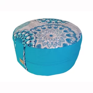 kék mandalás jógapárna