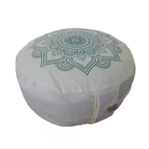 vajszínű mandalás meditációs párna