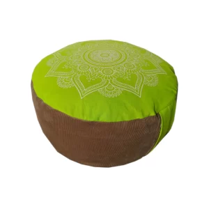 almazöld-barna meditációs párna