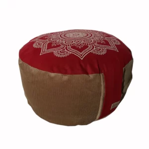 bordó mandalás meditációs párna