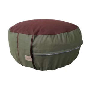 barna-olív meditációs párna